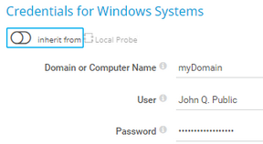 Credentials for Windows Systems Credentials for Windows Systems